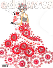 fashion magazine cover illustration