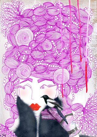 hairstyle illustration