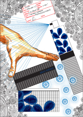 accessories illustration - ties
