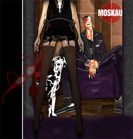 moskau fashion illustration