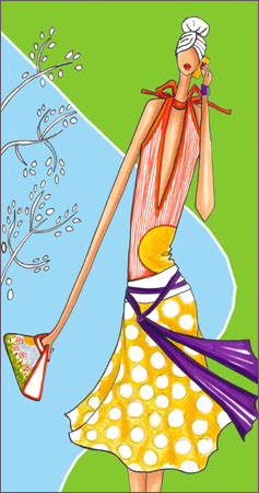 summer fashion illustration portfolio